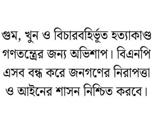 রাজনৈতিক ক্যাপশন বিএনপি